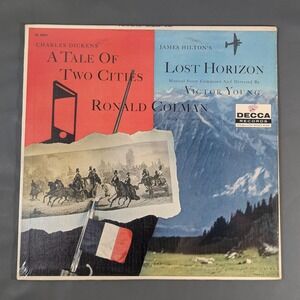 Ronald Colman A Tale of Two Cities Lost Horizon Decca DL 9059 Vinyl LP (EX)